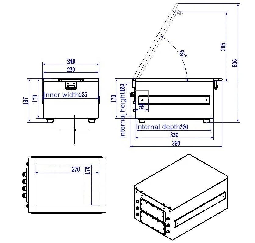 Custom Manual RF Shield Box Small Size EMI 6G Wifi6e Mobilephone Testing RF Shielding Box