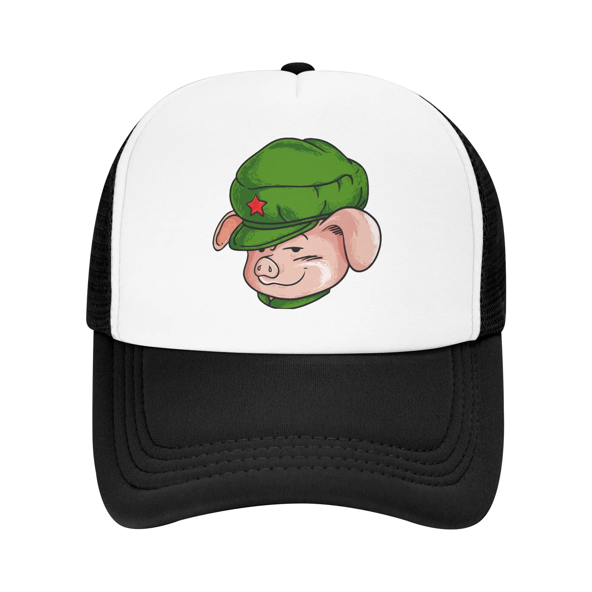 Gorra de béisbol de malla vintage de poliéster para adultos, estilo camionero, de Dragon Ball Z (DBZ) Uron, ajustable, lavable, para protección solar y carreras.