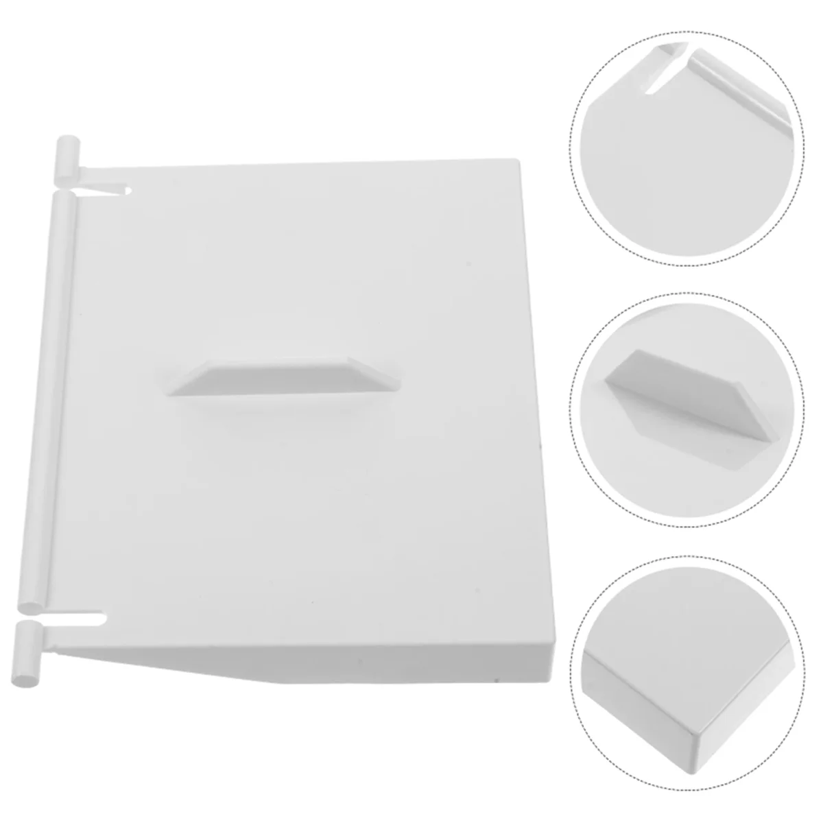 AA74 مقشدة استبدال Weir باب رفرف استبدال البلاستيك الزعنفة يربك Weir بوابة أرضية لحمام السباحة لتجربة السباحة #3