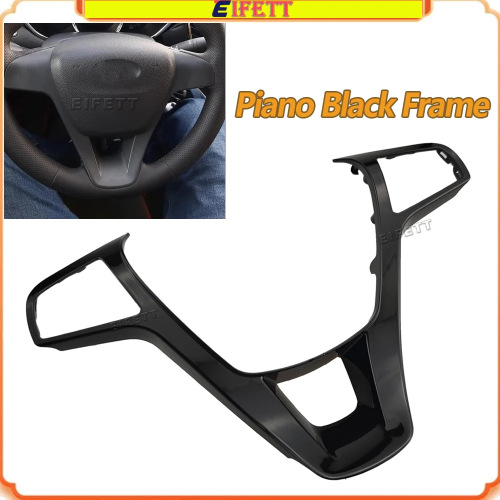 Moldura de Botão do Volante de Alta Qualidade para Lada (ВАЗ) Vesta Sport XRay 2015 2016 2017 2018 2019 2020 2021 2022