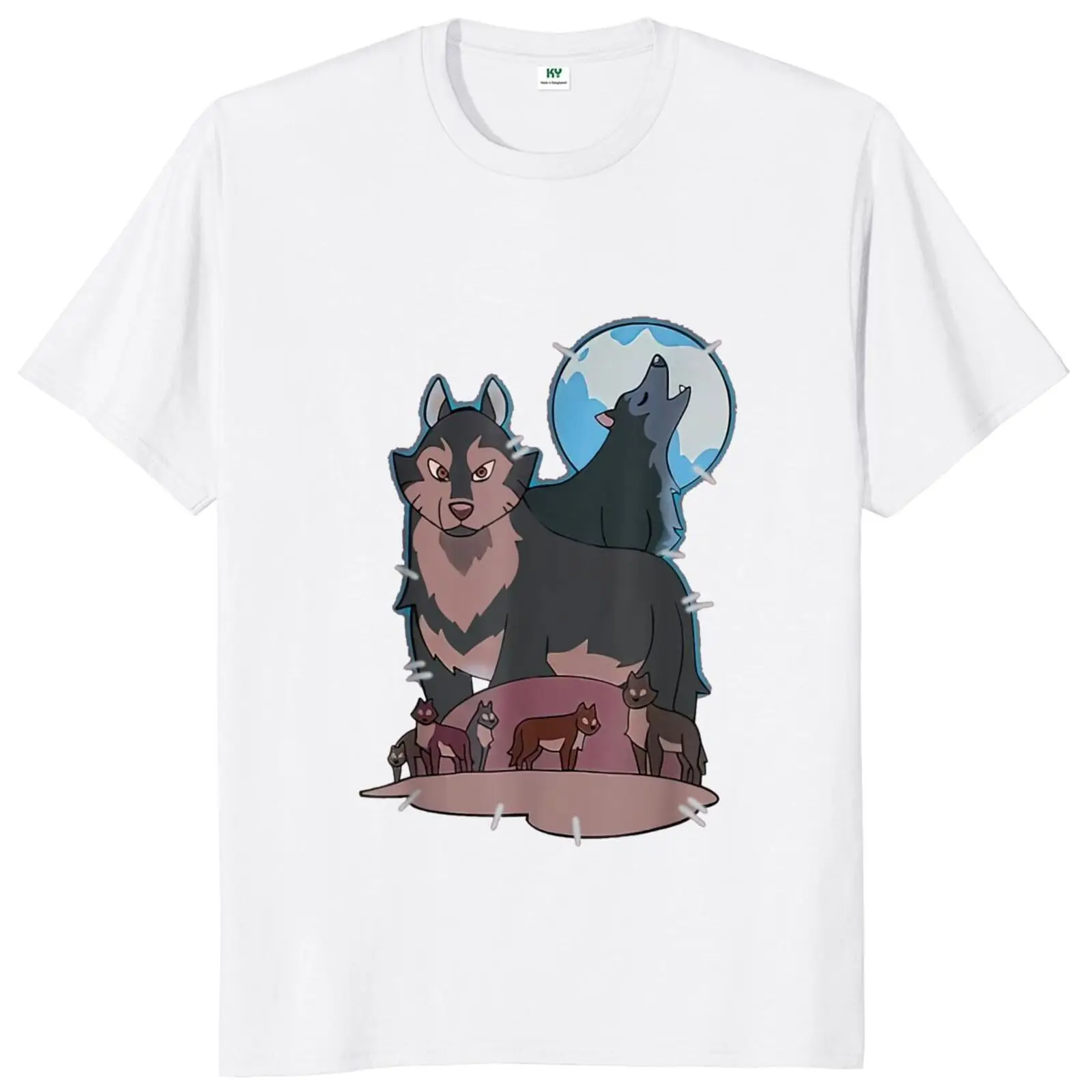 Hunter’s Wolf Owl House T Shirt American Fantasy TV Animation Series T-Shirt 100% Cotton EU Size Tops Tee