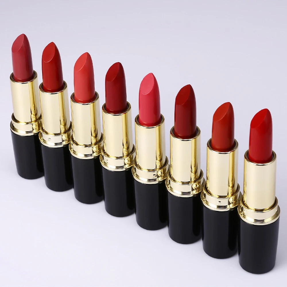 8 Colors Bullet Lips Makeup Lipstick Lip Gloss Long Lasting Moisture Cosmetic Lipstick Sexy Red Lip Matte Lipstick Waterproof