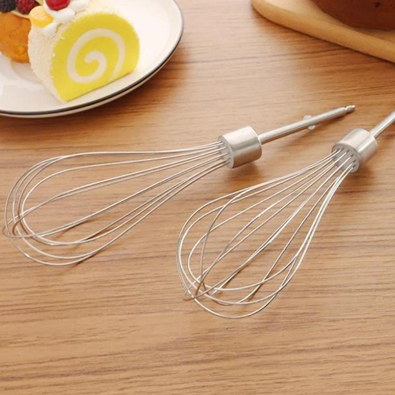 1Pc New Stainless Steel Egg Beater 12 Wire Eggs Frother Handmade Dessert Supplies For Blending Whisking Beating Stirring.