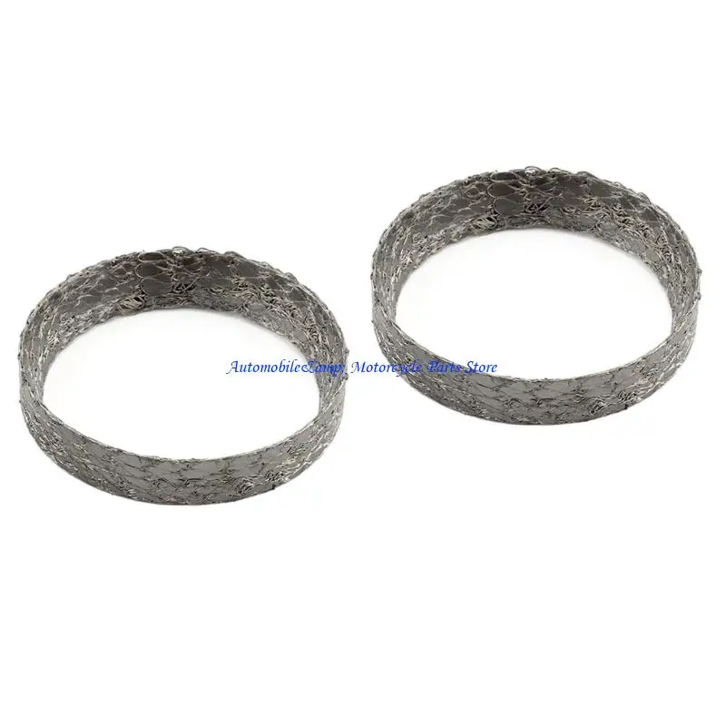 H7BD Long Lasting Exhaust Crossover Gasket Double Exhaust Crossover Seals Heavy Duty Device Upgrades Designed for Motorcycle