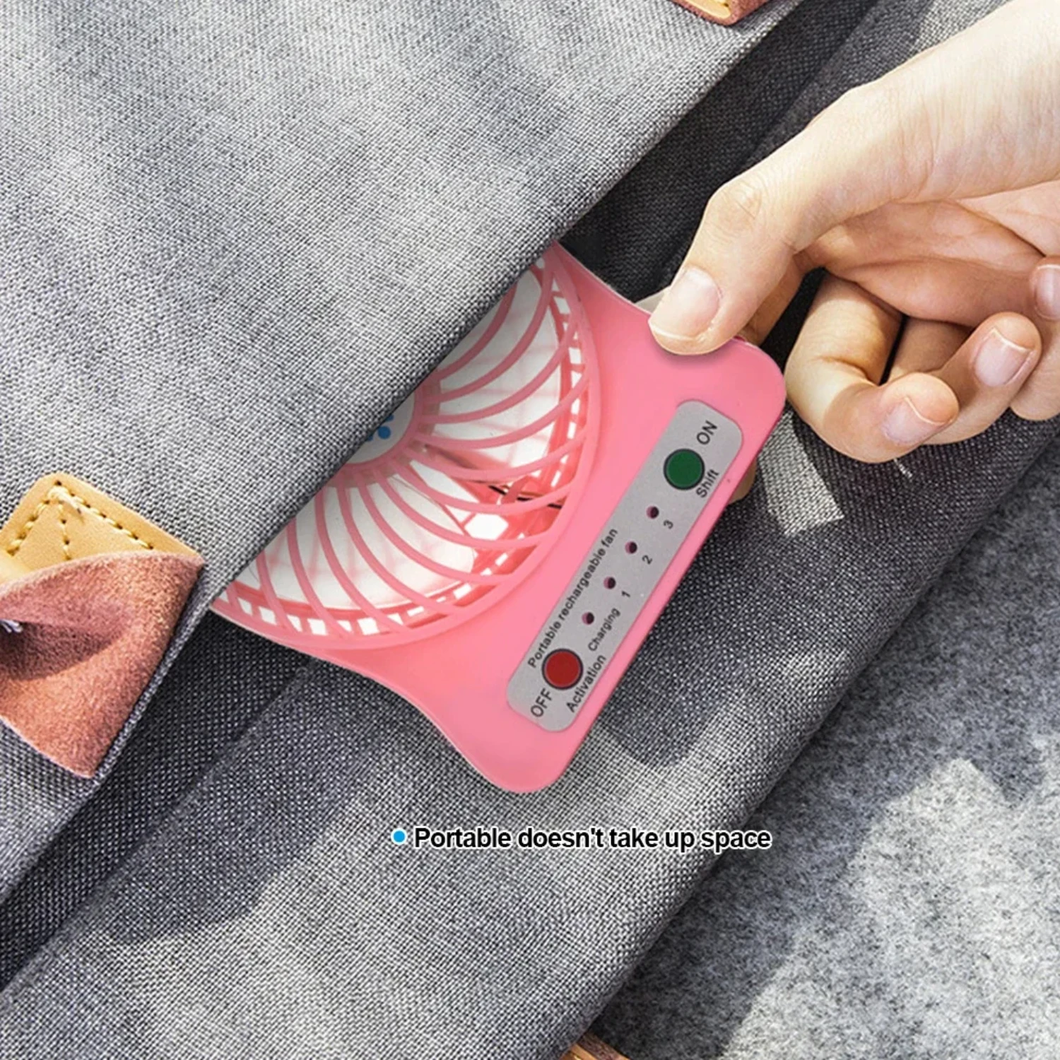 Прохладный и удобный портативный USB-вентилятор для бесступенчатого охлаждения — стильный, бесшумный и удобный настольный вентилятор со снежинками — дополнительный комфорт