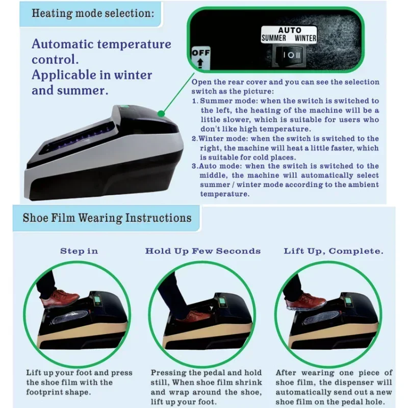 Cheap And Fine Sterilization Shoe Cover Dispenser For Cleanroom And Factory Use Hot Sales