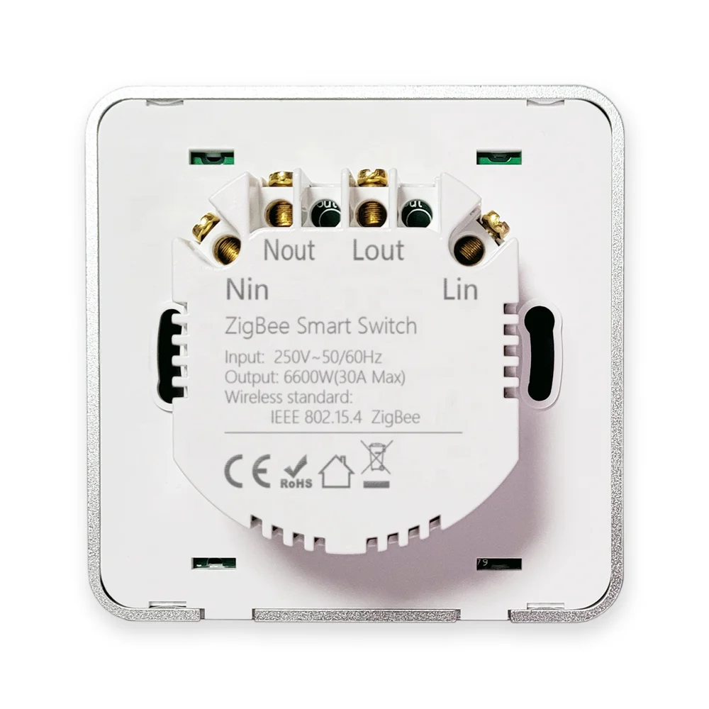 Touch 30A Boiler Water Heater Switch EU Standard  Smart