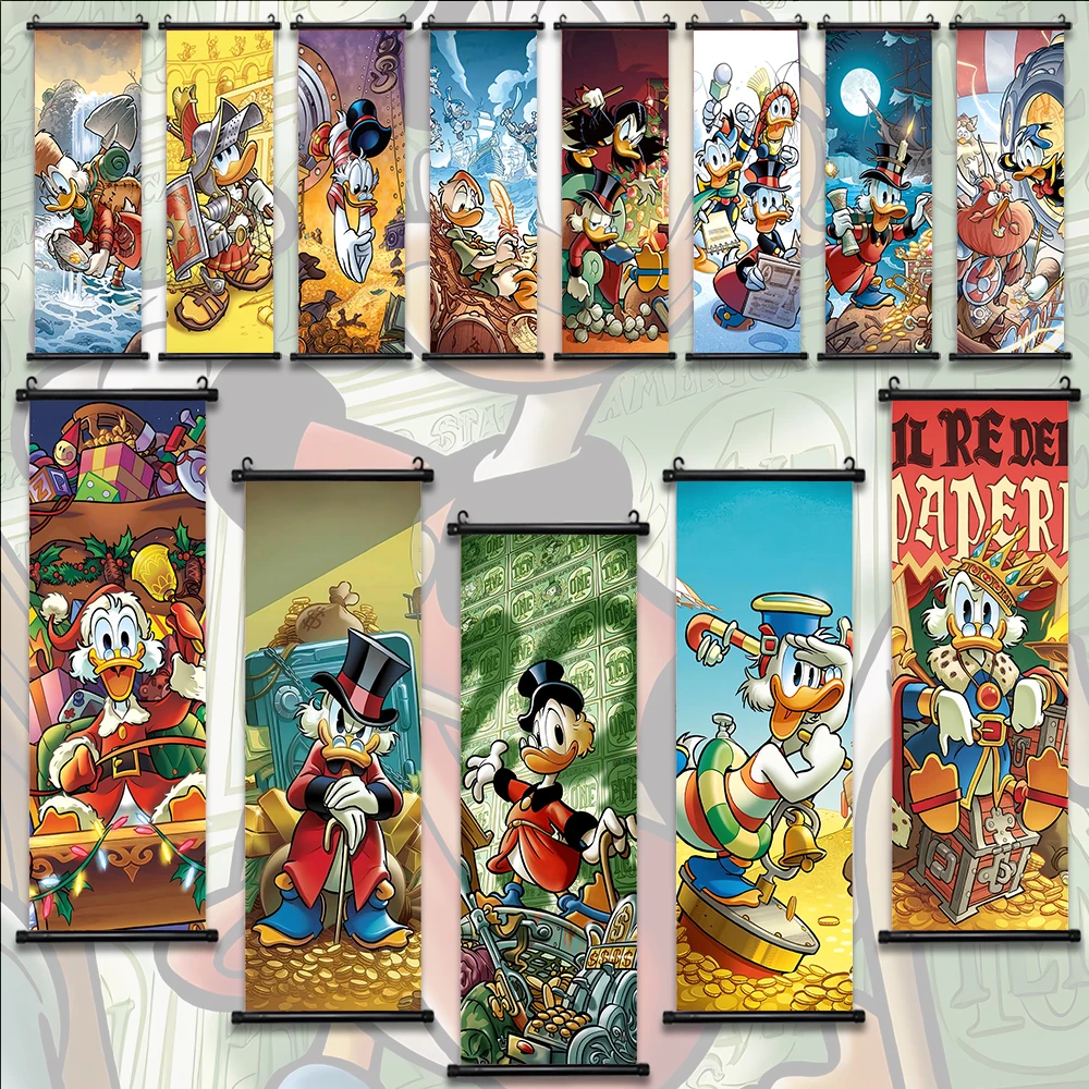 

Disney DonDonald Fauntleroy Duck Canvas Painting Print Wallpaper Wall Artwork Home Decoration Hanging Scroll Poster Child Gift