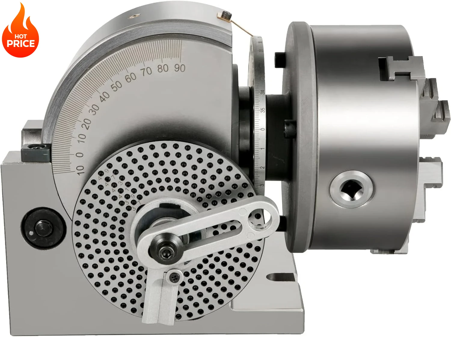 

6-дюймовый патрон + задняя бабка + разделительные пластины для фрезерования, шлифовального сверлильного станка, набор разделительных головок, универсальный фрезерный набор с 3 кулачками