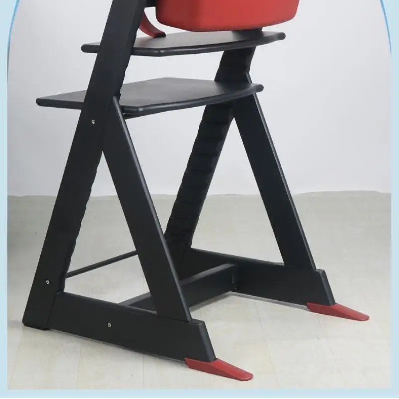 2PCS Insert Dining Chair Accessories Safety Extension Piece Anti Tipping Strip Baby Chair Anti-Skid Leg Pad Feet