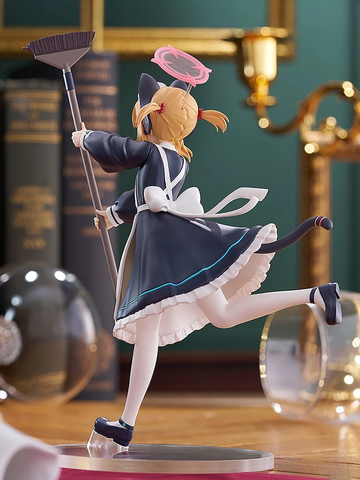 Original Genuine Good Smile Company Prepainted Pop Up Parade Blue Archive Saiba Momoi Maid H=170mm Game Figure Cute Decoration