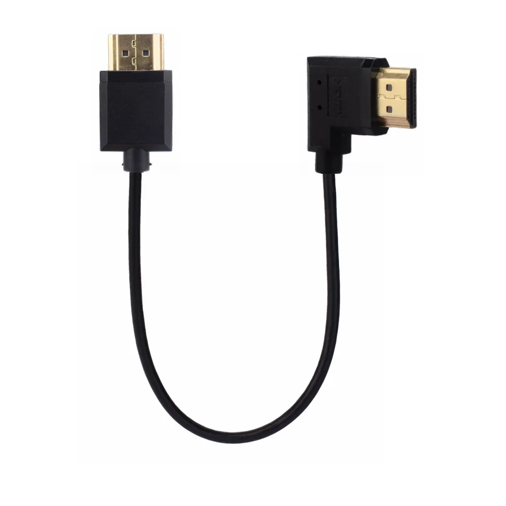 HDMI-compatible Angle-grade fine outer diameter 3.2mm v2.0 4k@60Hz 3840*2610 high-definition audio and video HD cable