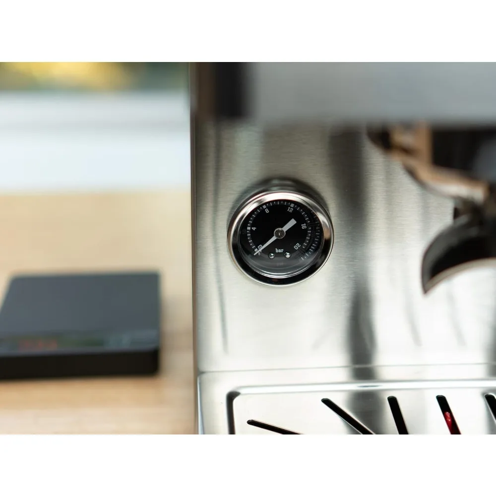 Apex Espressomaschine, gebürsteter Edelstahl