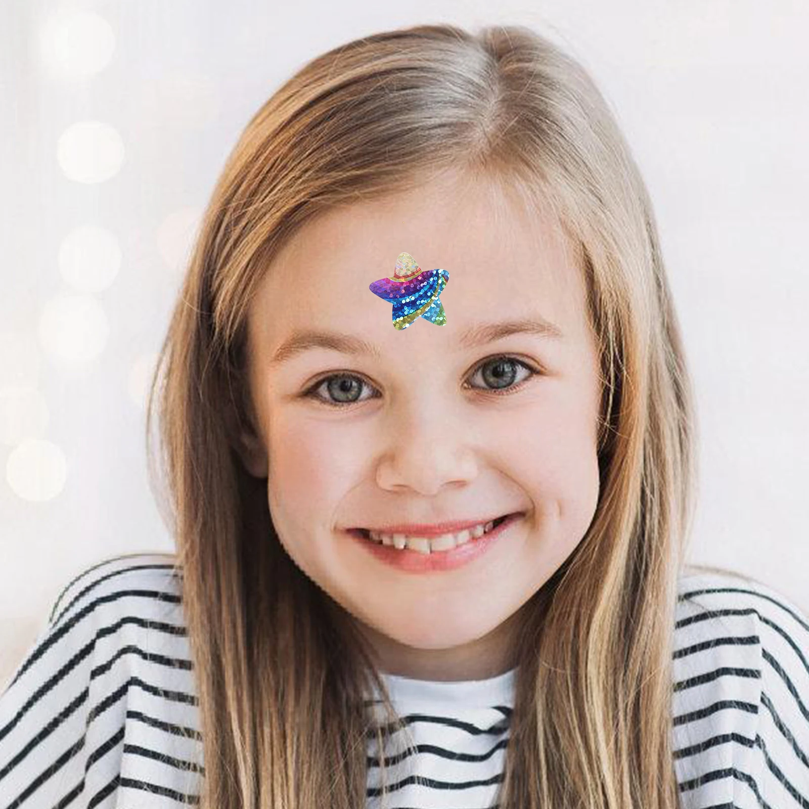 

3 Rolls Prize Sticker Self-adhesive Mini Holographic Stickers Cute Small Reward Toddler Encourage Award for