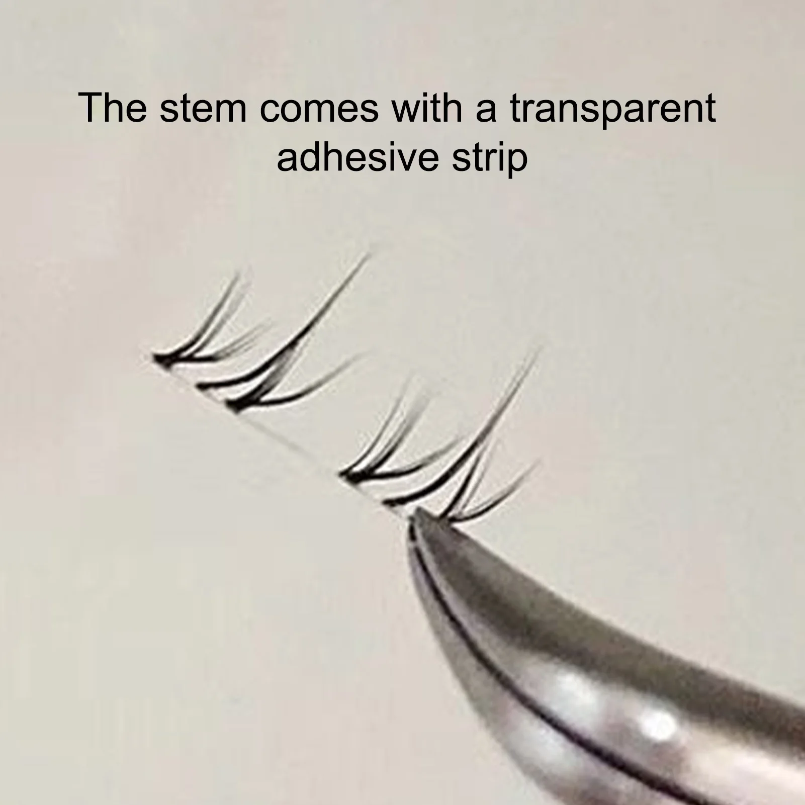 Sztuczne rzęsy w kształcie kociej łapki, z przezroczystym paskiem, segmentowe, do przedłużania rzęs, idealne na imprezy, kostiumy, cosplay i do codziennego makijażu.