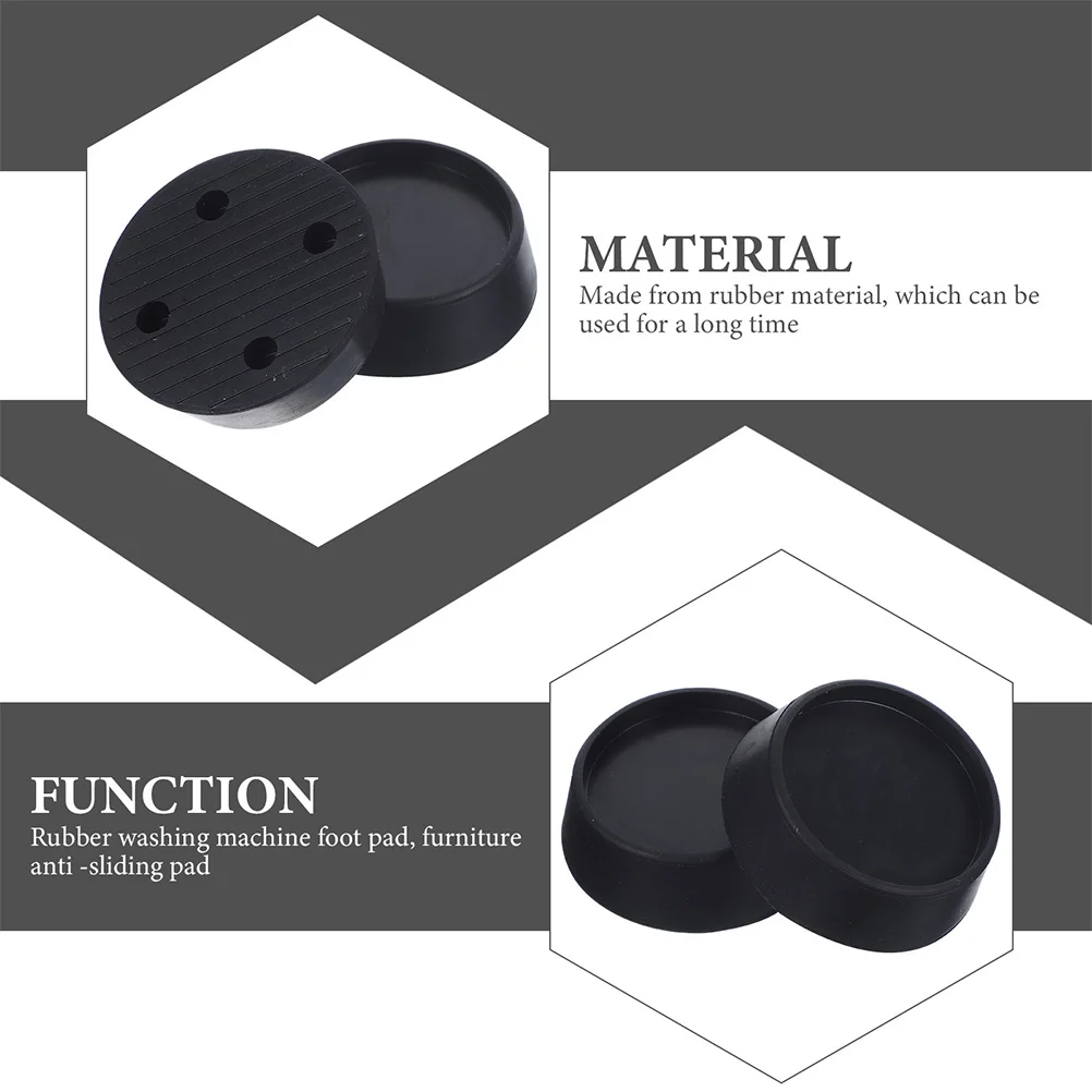 

6pcs Anti Vibration Feet Pads for Washer Dryer Heavy Duty Stabilizer Pads Laundry Machine Non Slip Rubber Furniture Legs