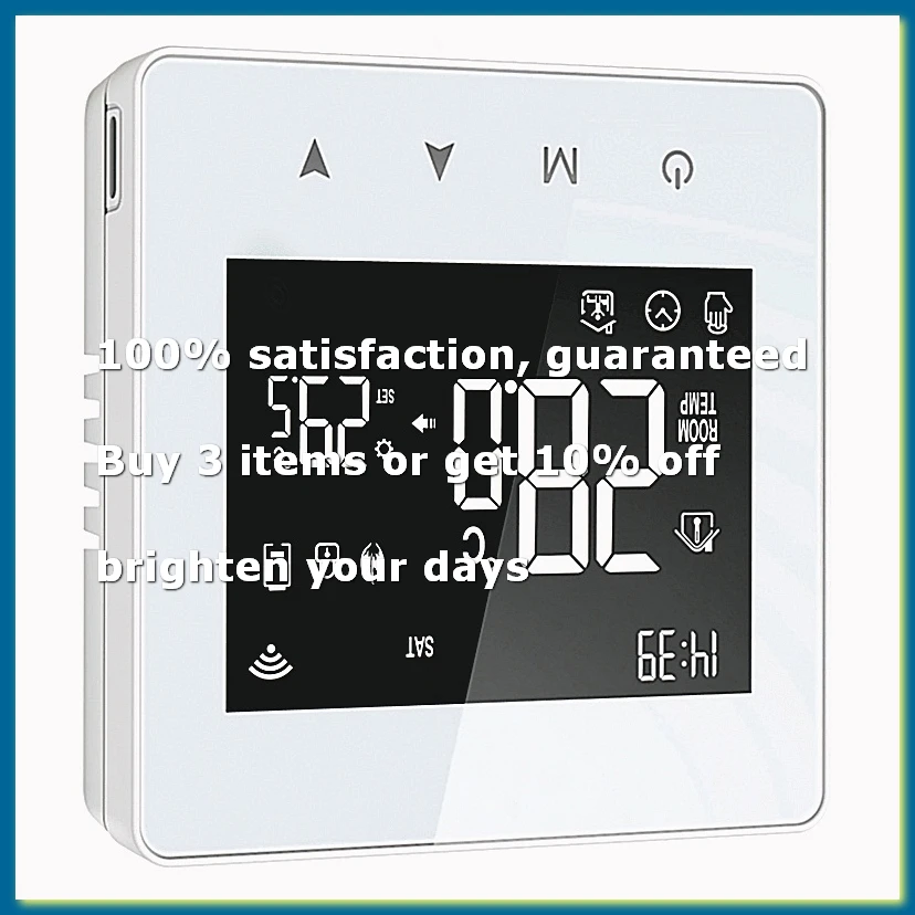 Tuya Wifi Thermostat Smart Home Battery Powered Temperature Controller for Gas Boiler Works with Voice Assistant