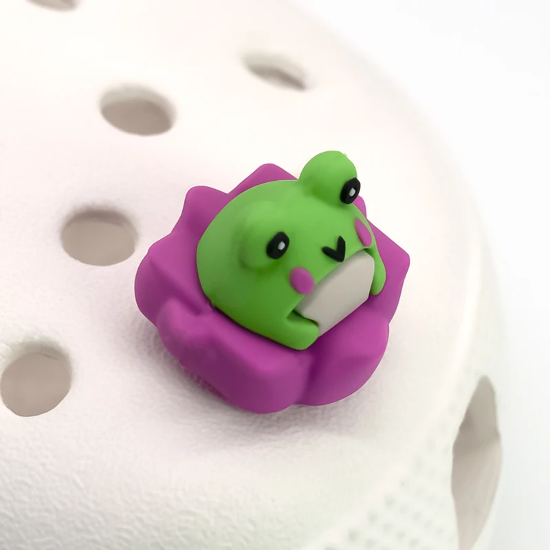 1 Stück 3D-Schuhcharms für Kinder, Panda, Katze, Gans, Koala, Tierpins, Niedliche Schuhaccessoires und Dekorationen für Damen und Herren, Clog-Schnallen – Detail 9