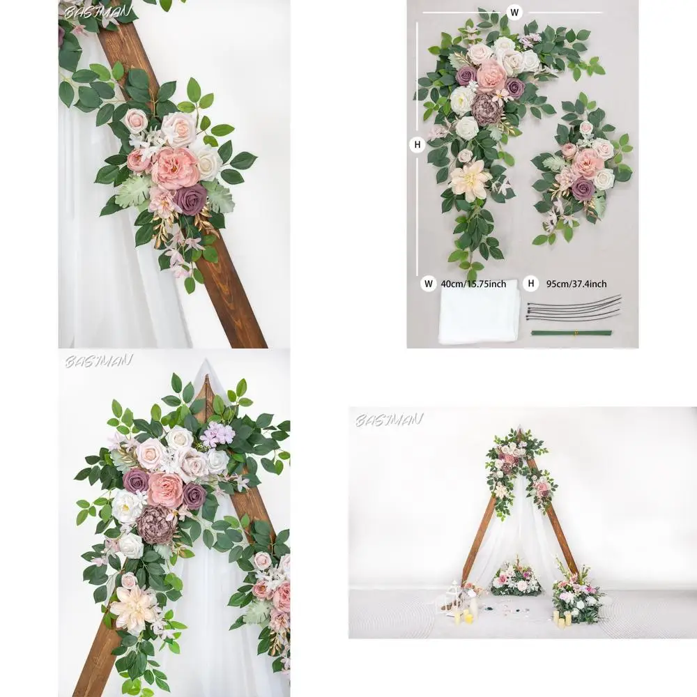 

Элегантная арка с драпировкой (набор из 3 штук) для свадебной церемонии, декора арок и фонов на свадьбы, дни рождения и особых мероприятиях