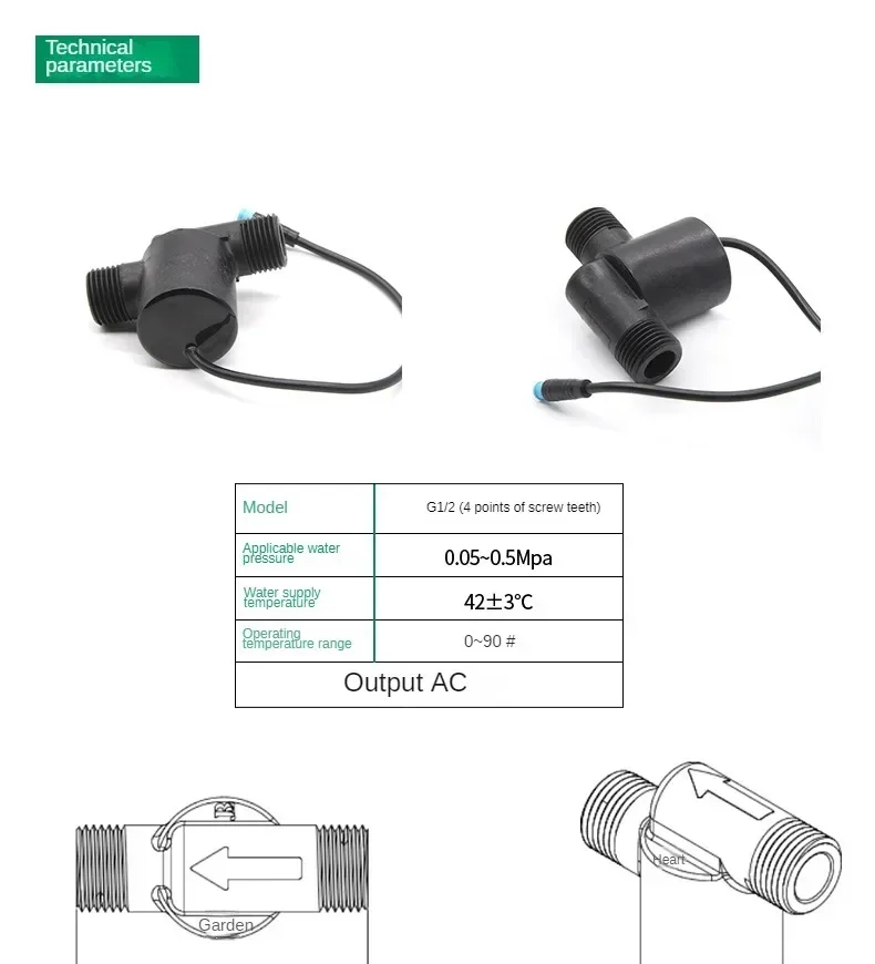 

Микрогенератор потока воды, цифровой дисплей, кран и бытовой Sma rt Bathro om, цифровой дисплейный генератор, 4-точечный винт