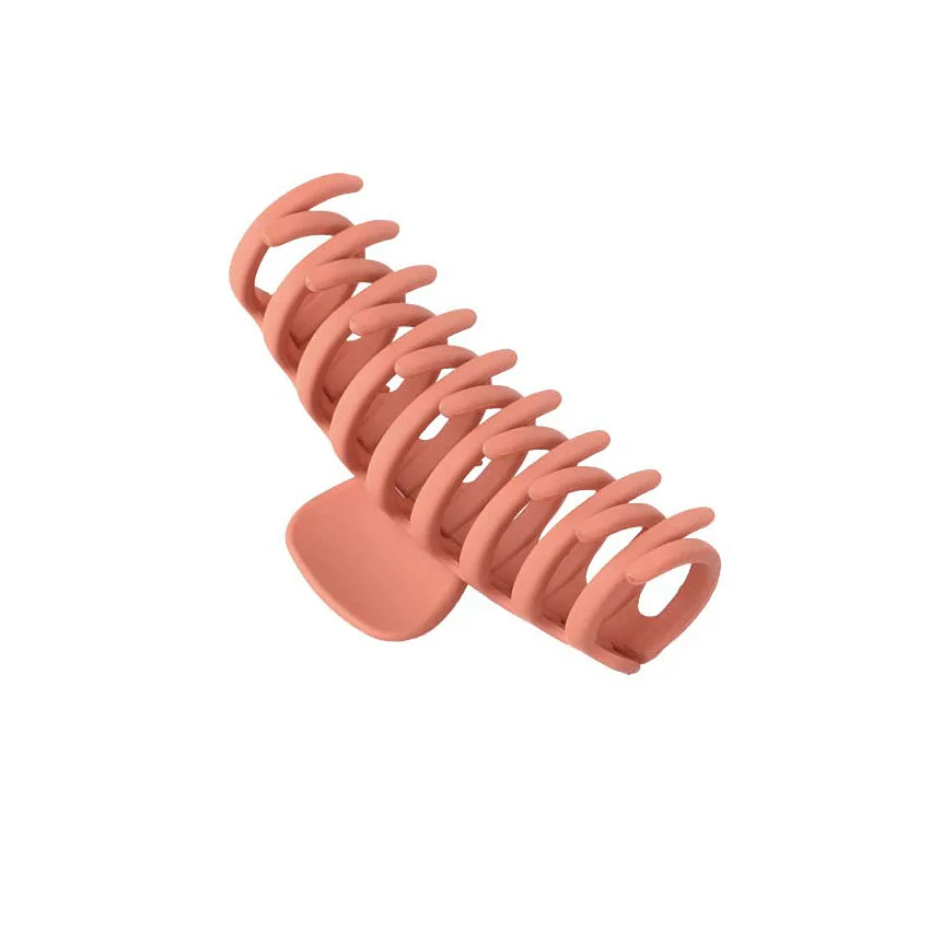 Neue große Haarklammer für Frauen und Mädchen, Pferdeschwanz-Haarspangen, Kaffee, Beige, Haarnadel, Krabben-Haarspange, modischer Haarschmuck, Ornamente – Detail 7