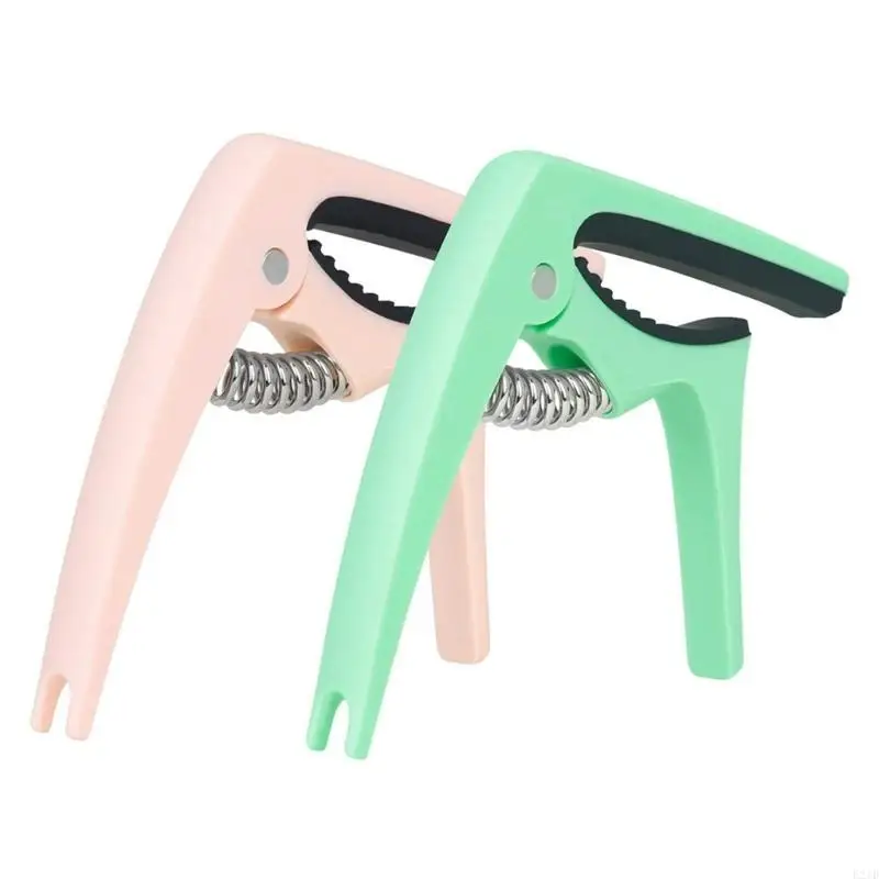 Guitar Moving Capo Sliding Capo Adjustable Capo ABS Plastic Steel Spring Capo