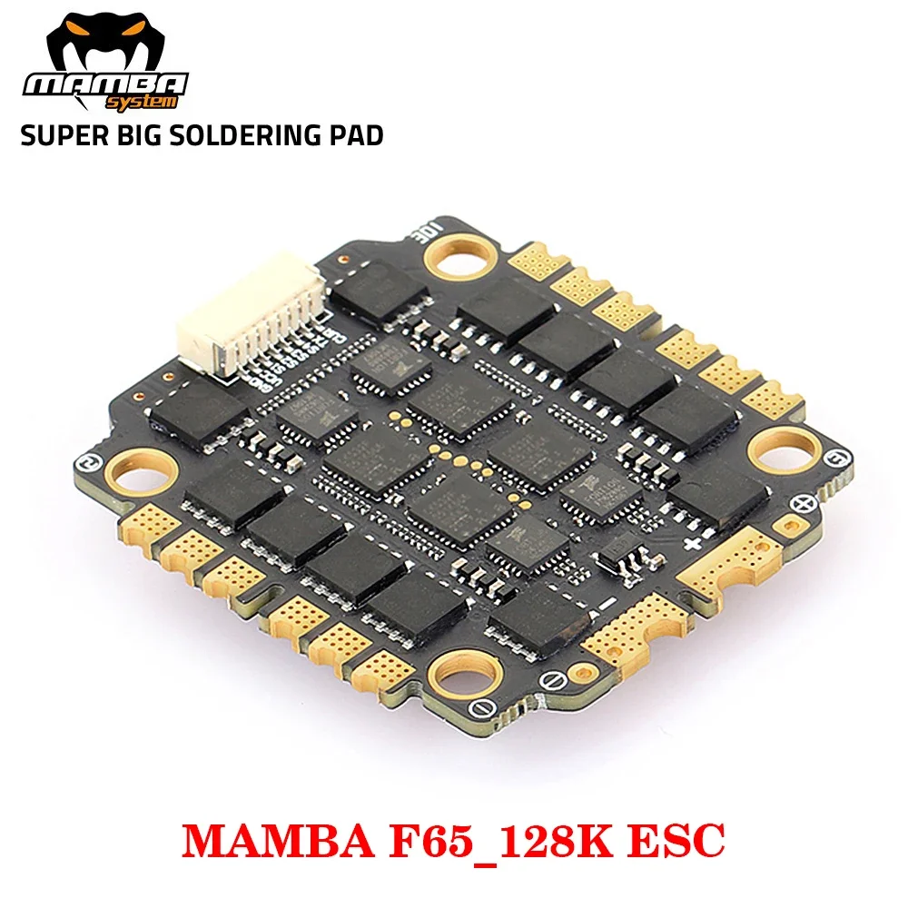 DIATONE MAMBA F55 / F65_128K AM32 4in1 ESC Dshot 300-600-1200 Installation 30.5x30.5mm / M3 4-6S For RC FPV Racing Drone Parts thumbnail 6