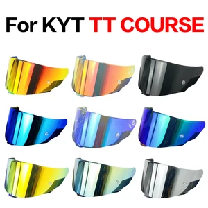 Full motorcycle helmet with visor lens, anti-UV windshield, kyt tt ttc vesc-8, motorcycle accessories 6 Main sales helmet Kyt TT Course - №1