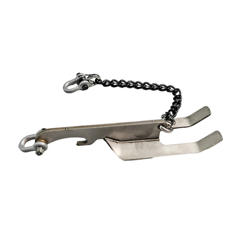1Set Stainless Steel Gravity Self-dumping Hoist Chain Lifting Rigging Sling for RC 1/14 Scale Truck Car Crane Extension Parts