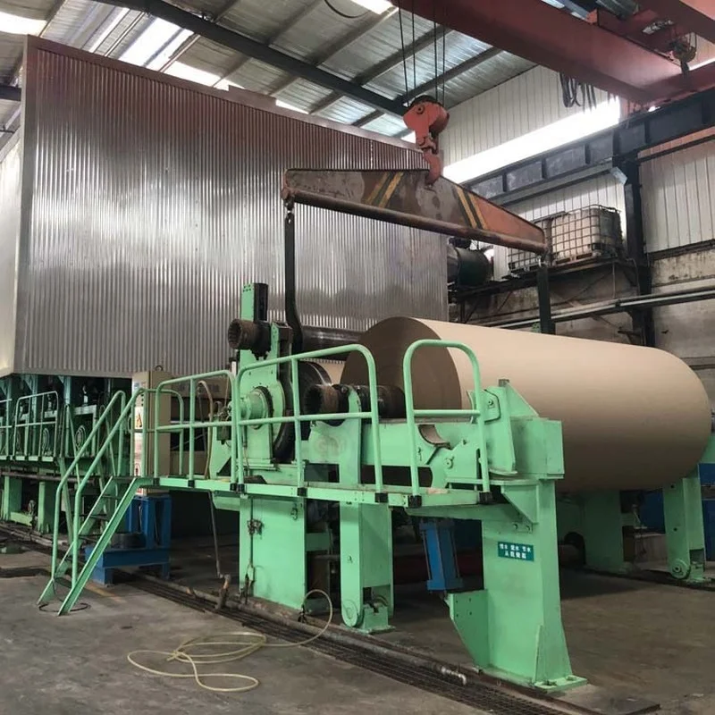 Golfkarton Productielijn, Winstgevende Projecten 2400Mm Afval Kartonnen Doos Pulping Kraft Gegolfd Papier Making Machine