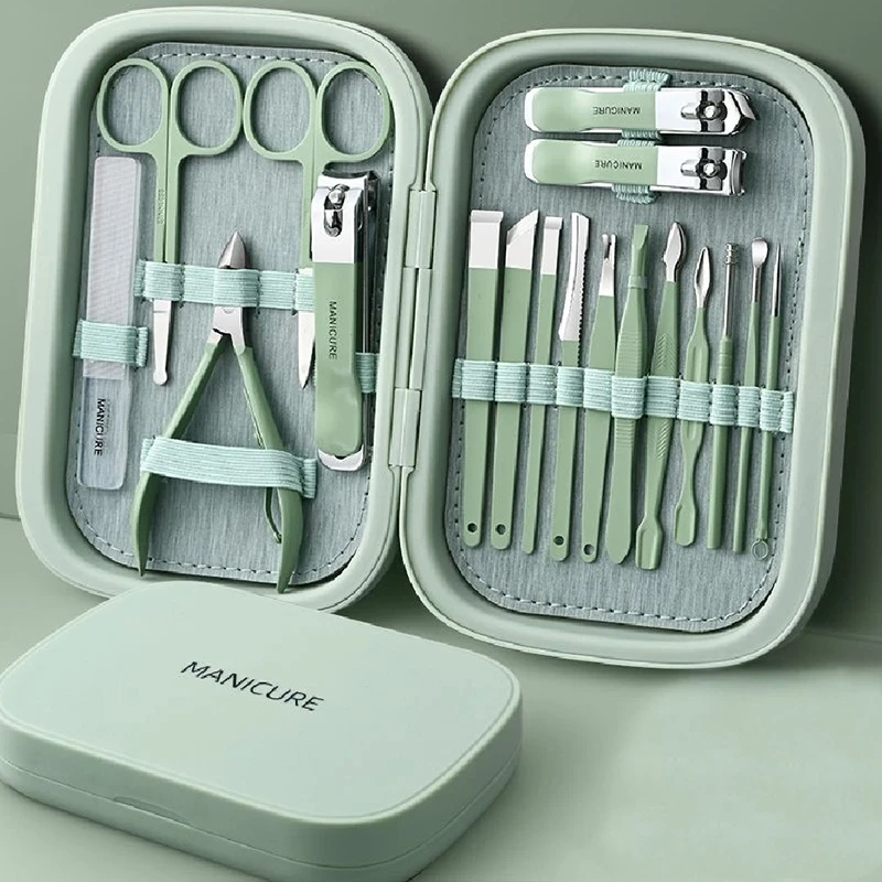 Profissional Aço Inoxidável Conjunto de Ferramentas Manicure, Nail Clipper, Hand Foot & Nail Tools, Pedicure, Paronychia Nippers, Cortadores Trimmer