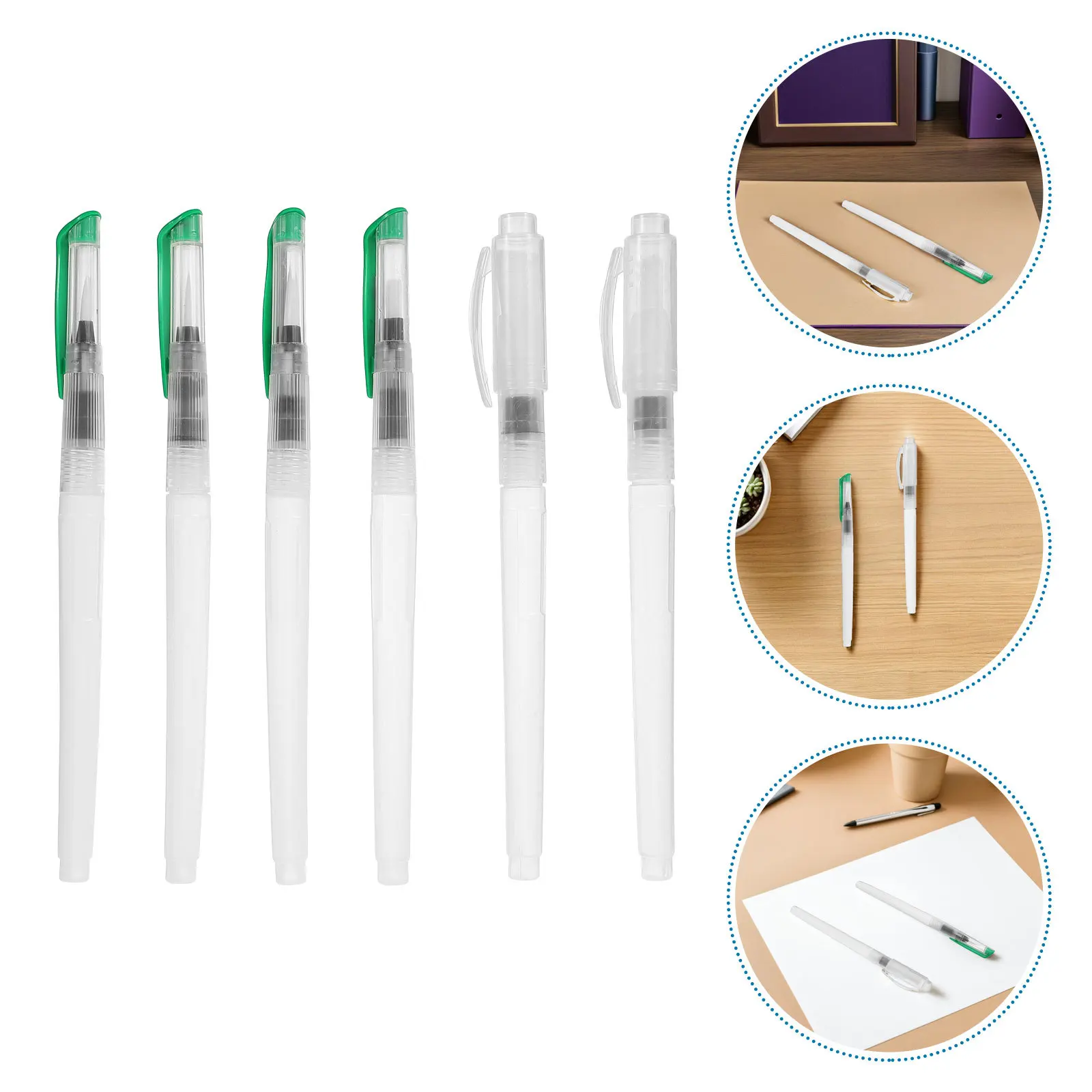 

12Pcs Water Color Brush Pens Refillable Fiber Tip Portable for Calligraphy Drawing Sketching Watercolor Painting Brush Set