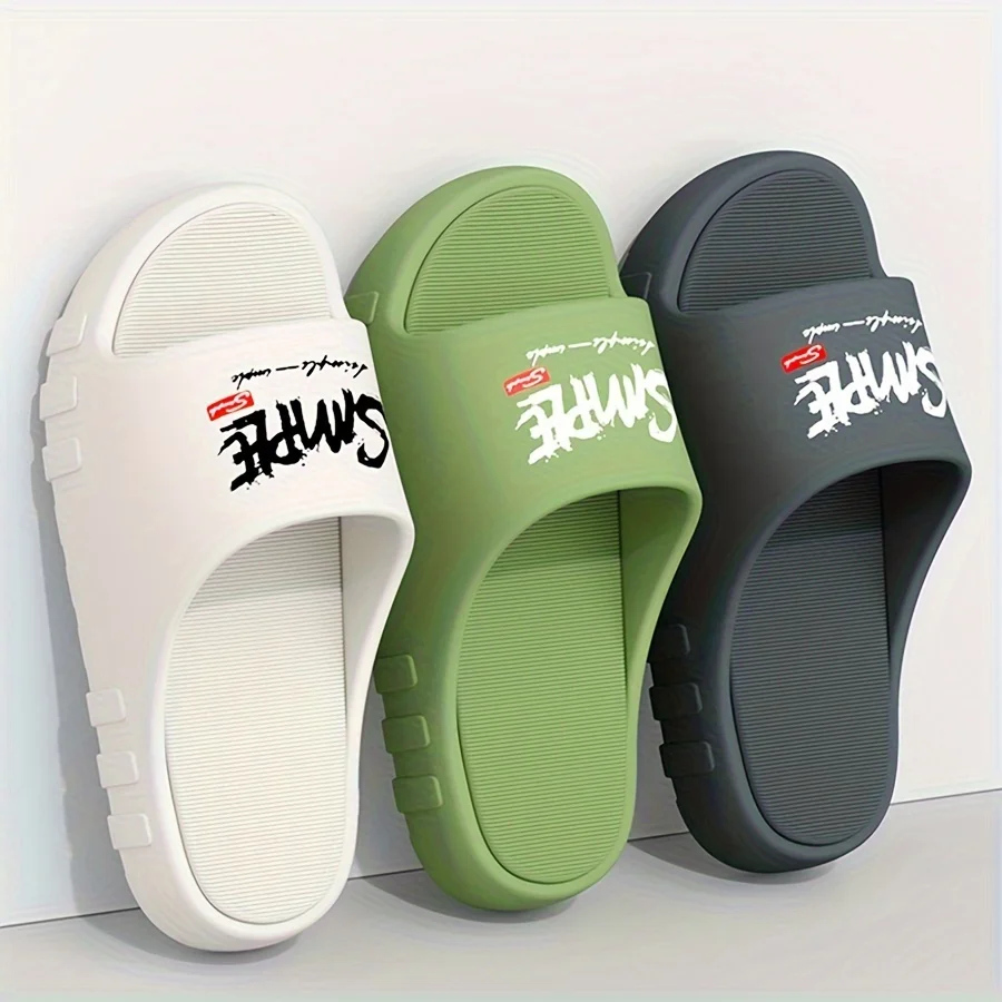 

2025 New Summer Cool Slippers for Men Thick Bottom Anti-Slip Beach Outdoor Sports & Men's Cool Slides