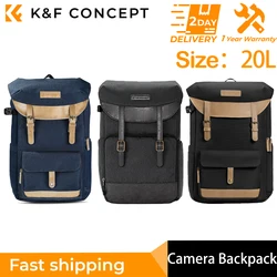 K&F CONCEPT Photography Camera Backpacks Travel Hiking Outdoor Bags Professional Waterproof Multi-Functional Camera Bags