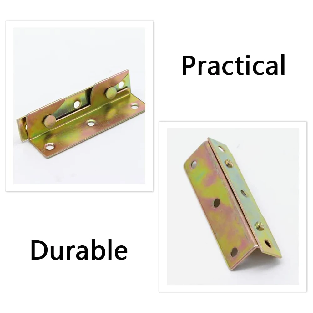 Bed Rail Bracket Bed Hinge Equipment Rail Fittings Wooden Rail Hook Replacement Tone Furniture Wood Bed Attachment