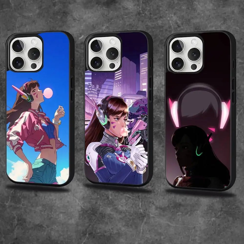 

O-Overwatch E-Eva ES Phone Case For iPhone 16,15,14,13,12,11,Pro,Max,Plus,Mini,SE4,E Magnetic Magsafe Wireless Charging