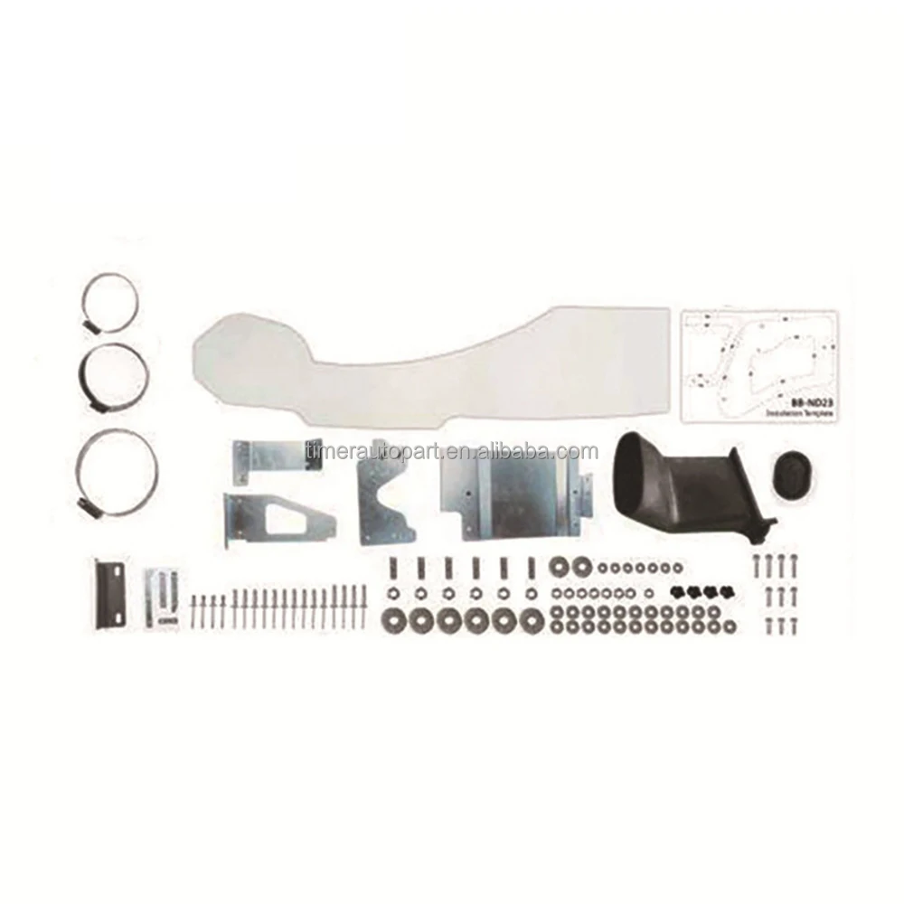 Navara D23 2015+ 4x4 Offroad Accessories Front Right Durable Air Intake Snorkel KIT - view 5
