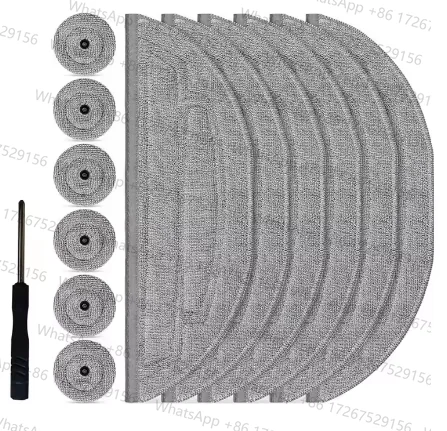 A46T Mop Pads for S8 MaxV Ultra / S8 Max Ultra Robot Vacuum Cleaner Mop Cloth Refills