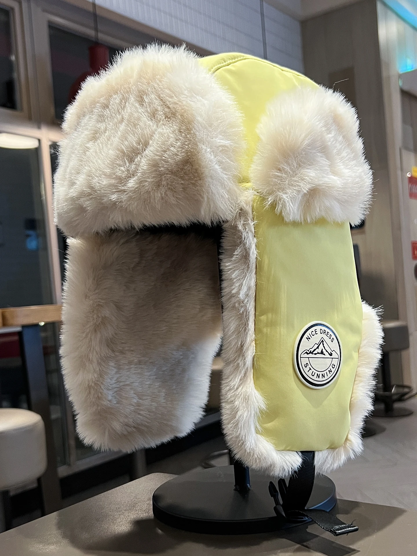 Lei Feng Hat for Women Winter Thickened Fleece Ear Protection Hat Outdoor Cycling Windproof Plush Cold-Proof Hat for Men