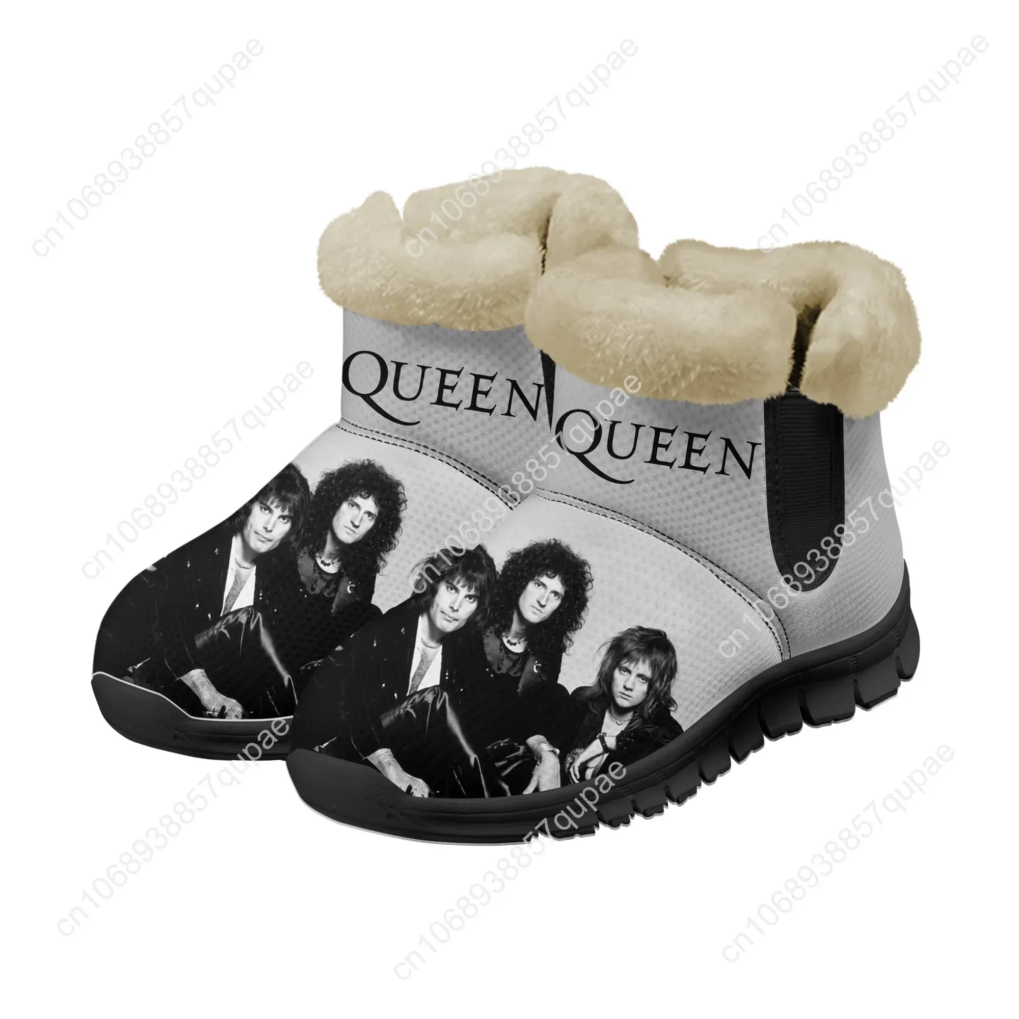 Queen Rock Band Snow Boots Fashion Music Mens Womens Teenager Shoes Keep Warm Casual Lightweight Couple Sports Custom Sneakers