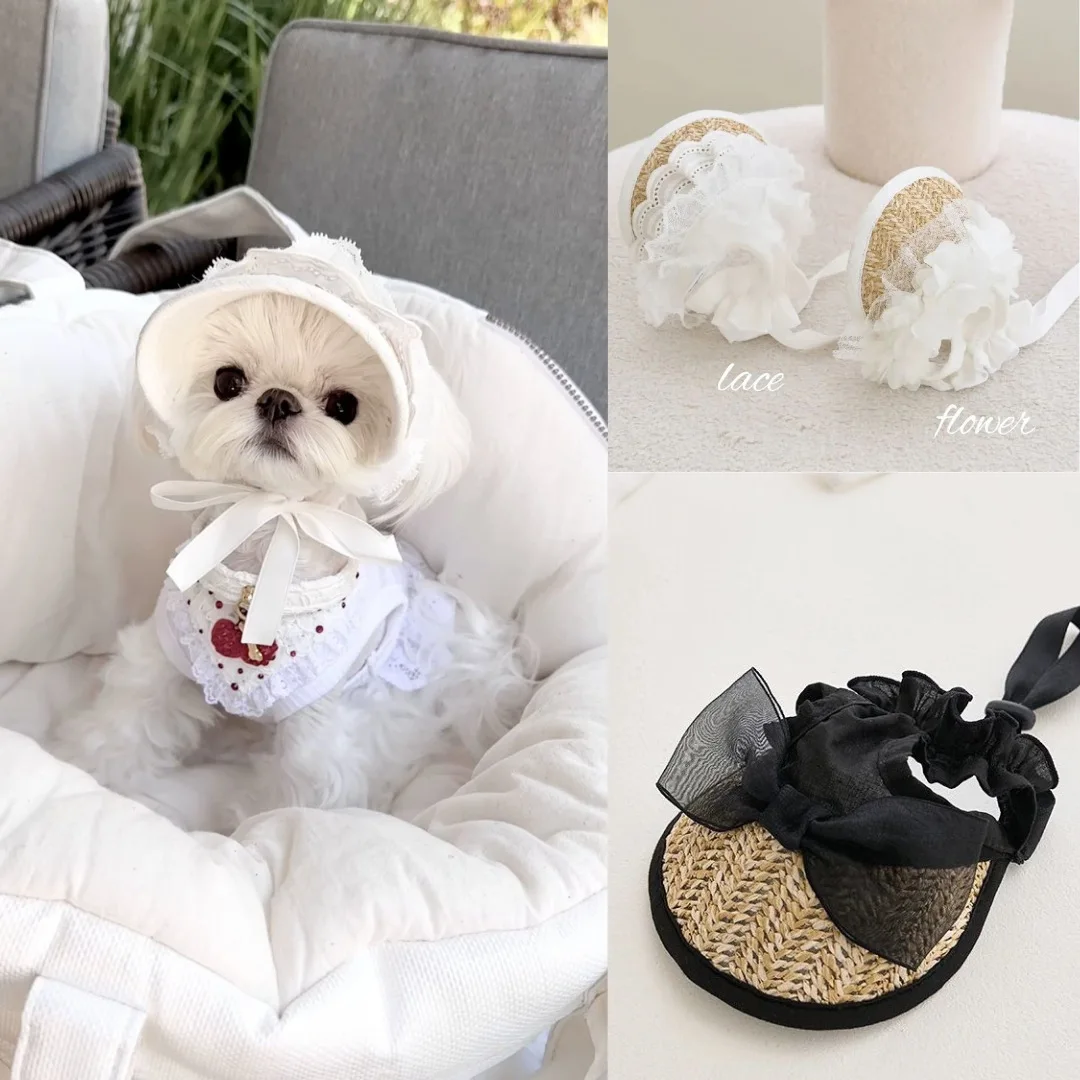

Dog Hat Summer Cap Clothing Accessories Dogs Pet Apparels Puppy Apparel Pets Hats Animals Products Acsessories For Supplies