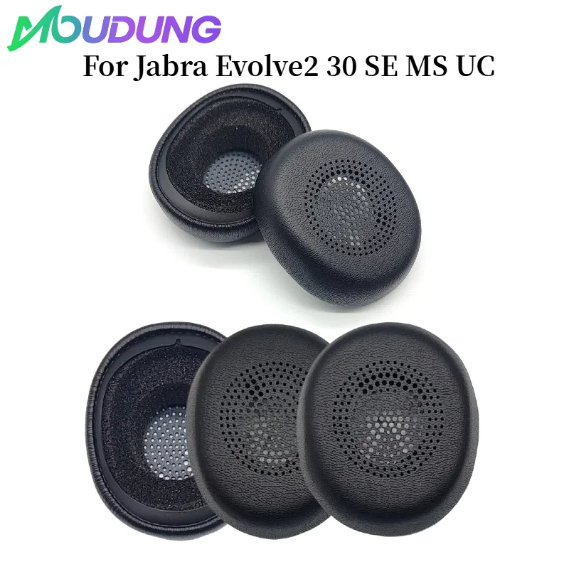 

MOUDUNG Earphone Ear Pads For Jabra Evolve2 30 SE MS UC Earpads Sponge Soft Foam Cushion Replacement Headphones Accessories