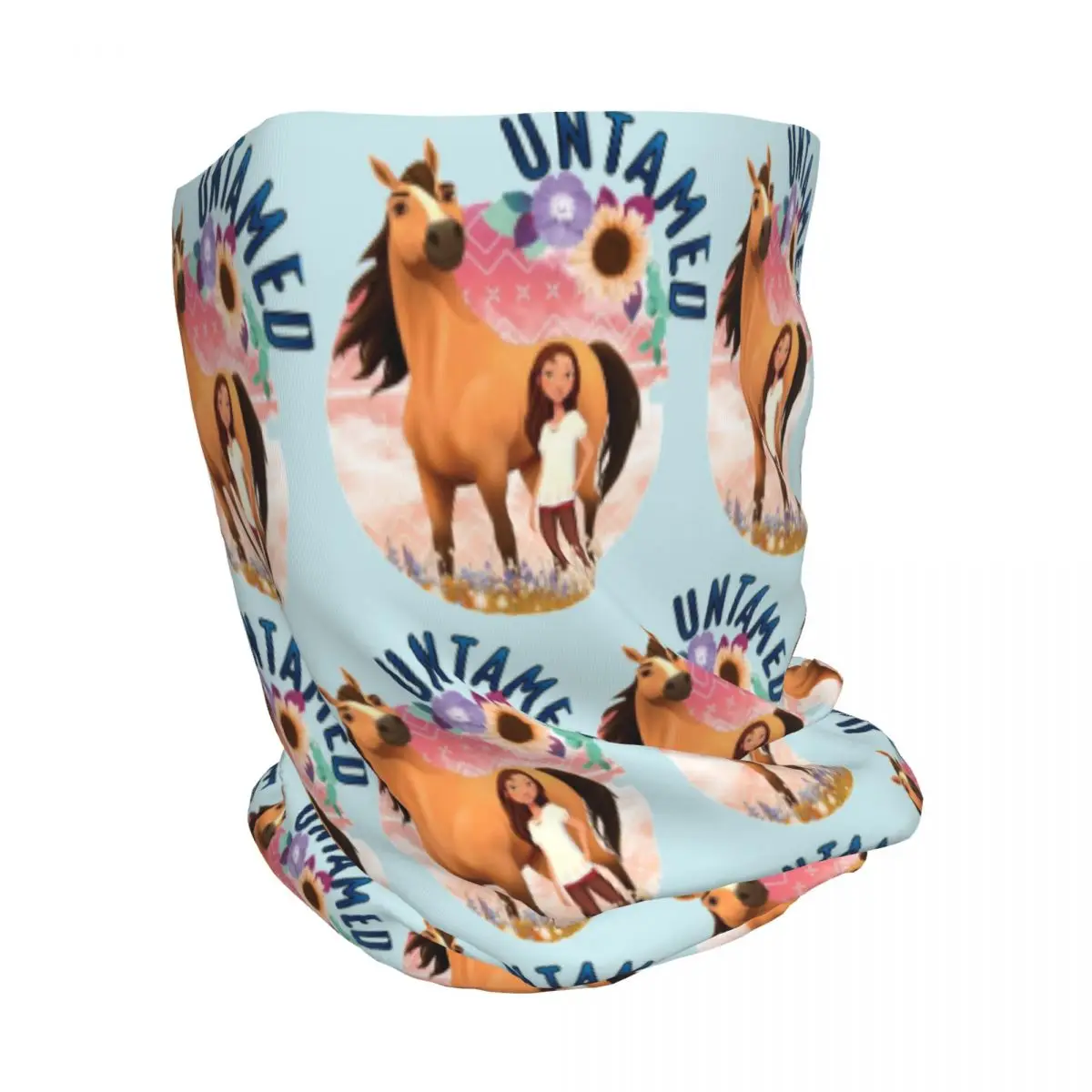 Untamed Spirit Riding Free Bandana Neck Cover Magic Scarf Warm Face Mask Beanies Hat for Men Women Adult Washable