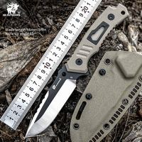 HX OUTDOORS D2 Multi Knife ,Camping Tactical Knives ,Straight Knife Rescue Tool Survival Fishing Tools With Kydex Dropshipping