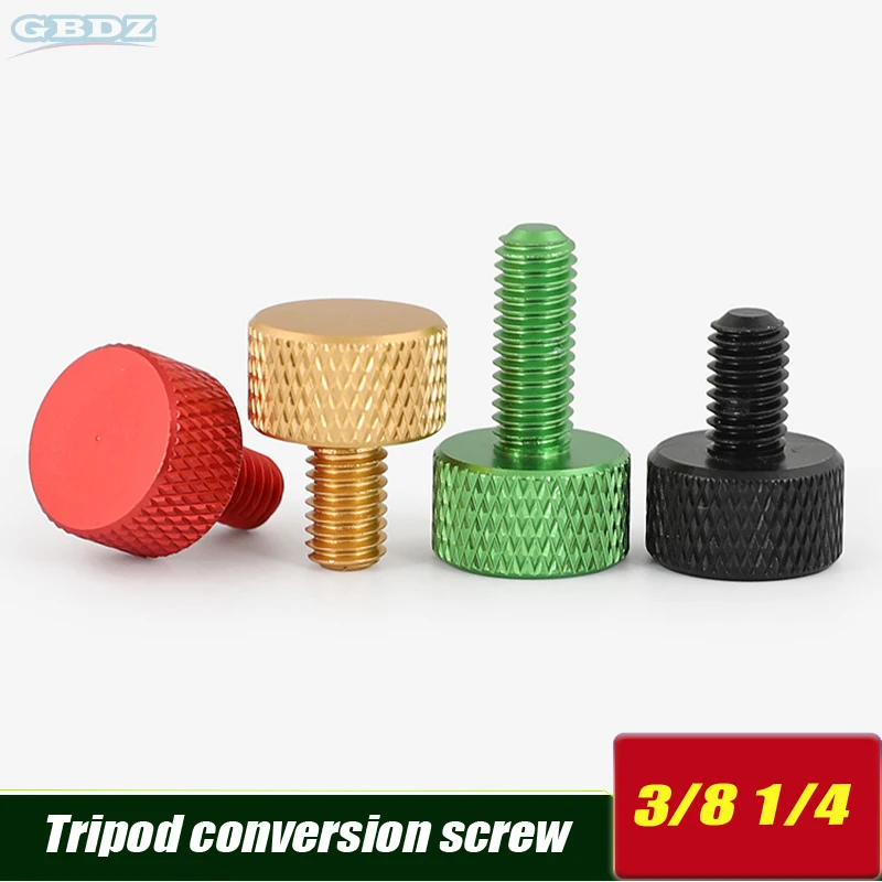 

1/4'' 3/8'' Orichalcum Female Male Threaded Screw Mount Adapter For Tripod Camera Studio Threaded Screw Mount Adapter 1~40Pcs