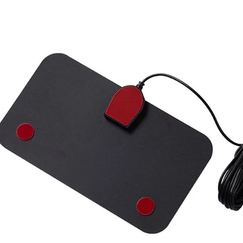 4K טלוויזיה דיגיטלית אנטנה 150 קילומטרים Booster DVB-T אווירי HD שטוח מקורה פעיל 28DBi רווח גבוה VHF UHF טלוויזיה תיבת הגדרה שטוחה