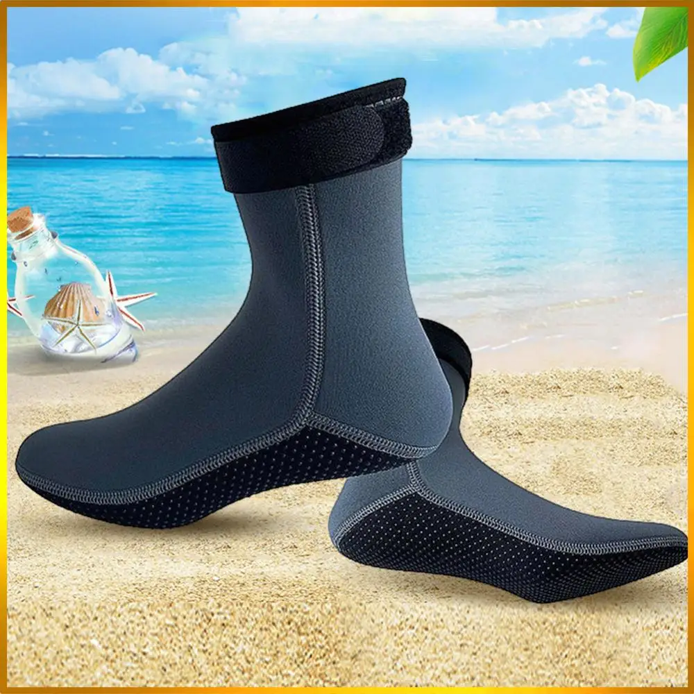 

3 мм противоскользящие носки для плавания, носки без краев, противомедузы, теплые носки для подводного плавания, песочные носки для водных видов спорта