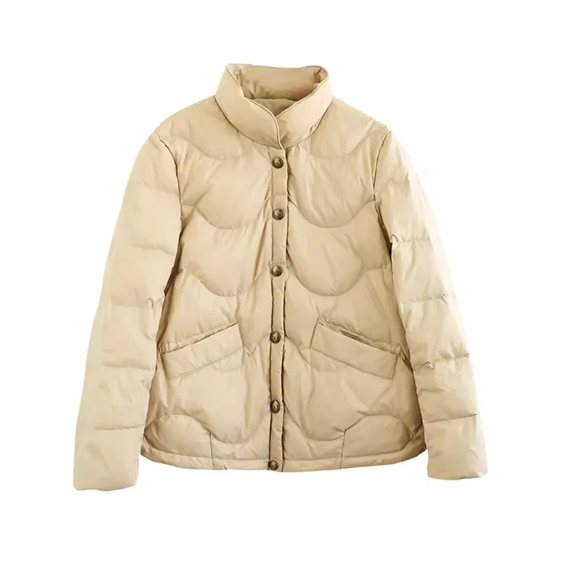 Autumn and Winter Retro New Women's Down Jacket Windproof and Warm Short Jacket