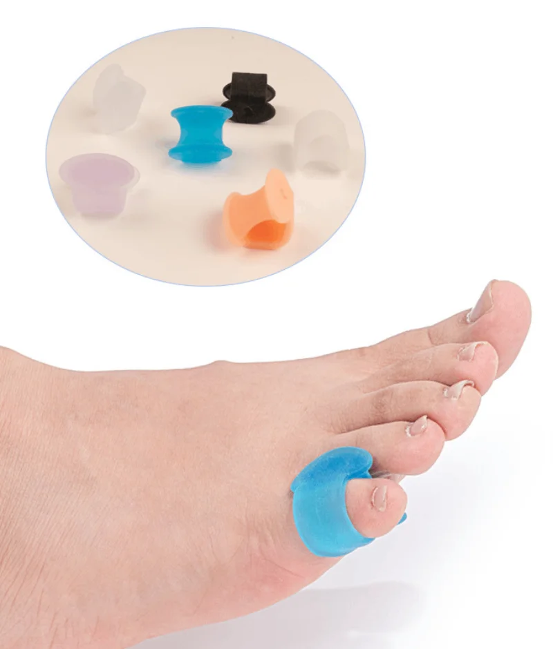

1/20Pairs Gel Toe Separator Pinky Toe Spacers Little Toe Cushions for Preventing Rubbing Relieve Pressure Foot Care Tool