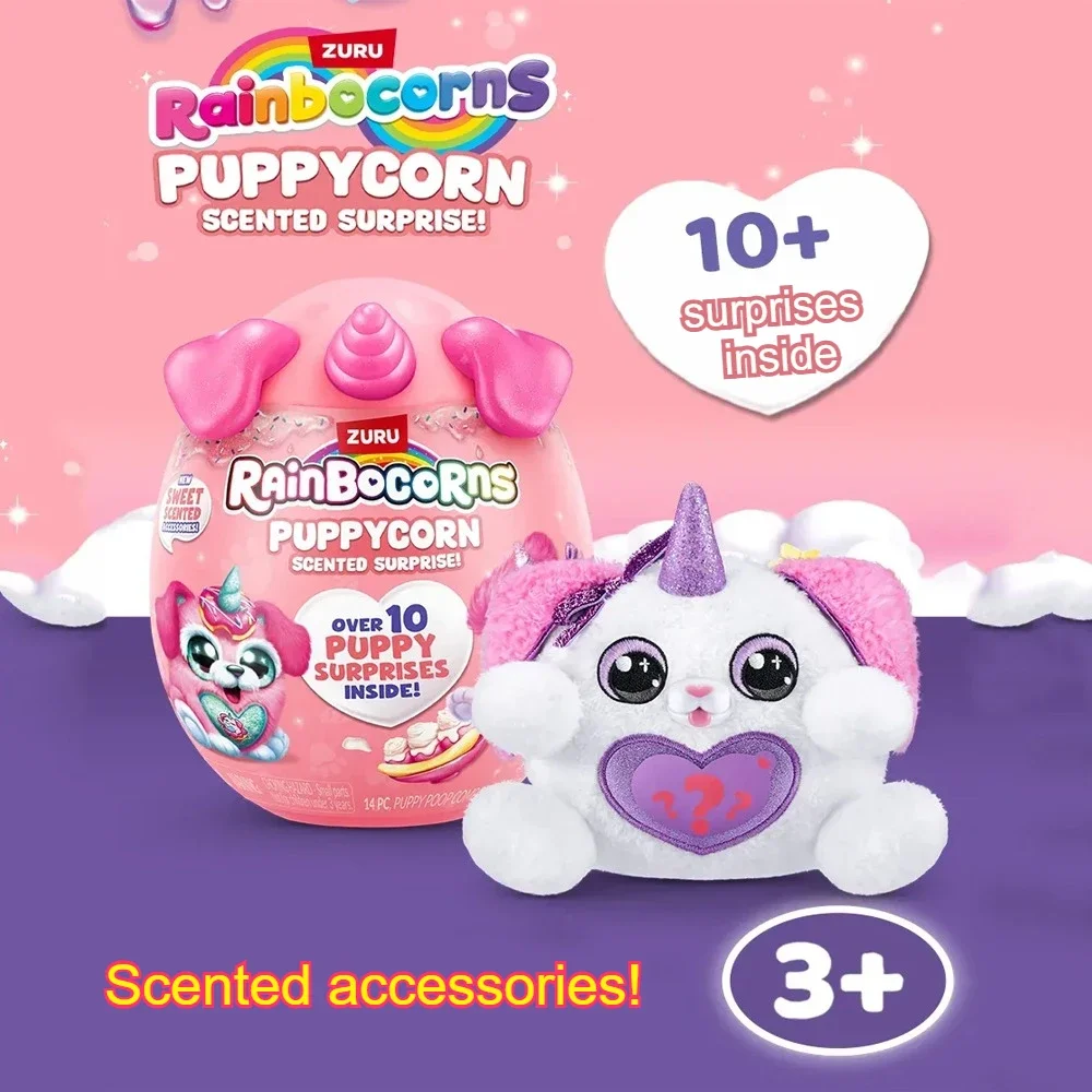 

Zuru Rainbocorns-сюрприз Puppycorn ароматический сюрприз Mystery оригинальные игрушки Zuru мини-бренды подарок на день рождения для детей игрушки